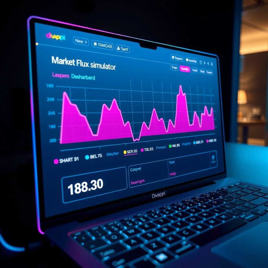Market Flux Simulator dashboard